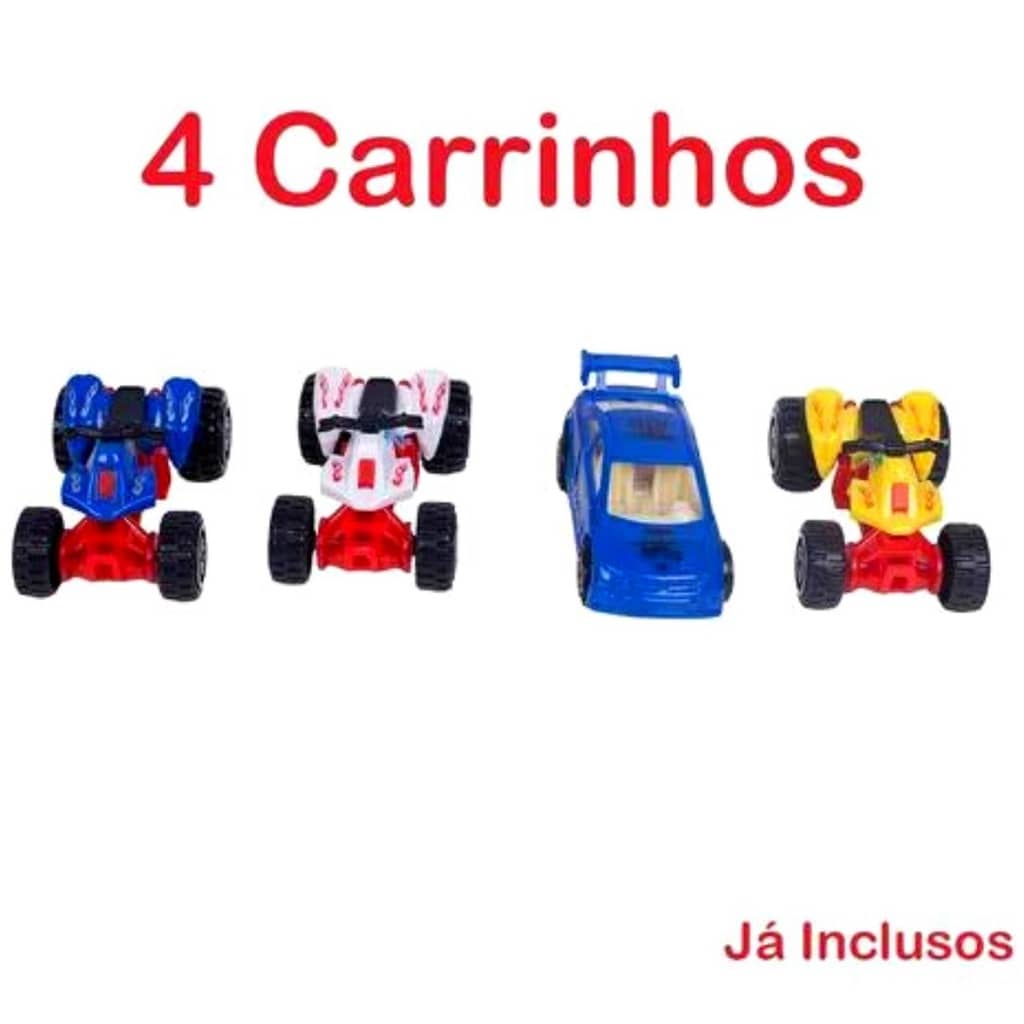 Pista de Carrinhos com 3 Andares Pais&Filhos 67 Peças Pais