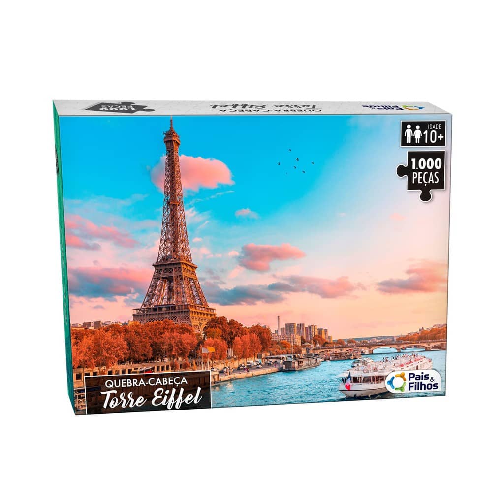 Quebra Cabeça Torre Eiffel Paris França Puzzle 500 Peças Jogos Toia -  Puzzles - Quebra-Cabeça - Magazine Luiza