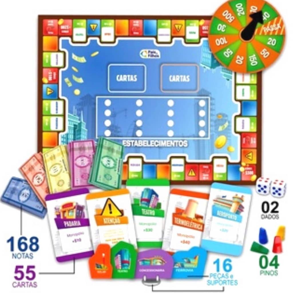 Jogo Educativo para Crianças 9 Anos Pais & Filhos 168 Cartas em