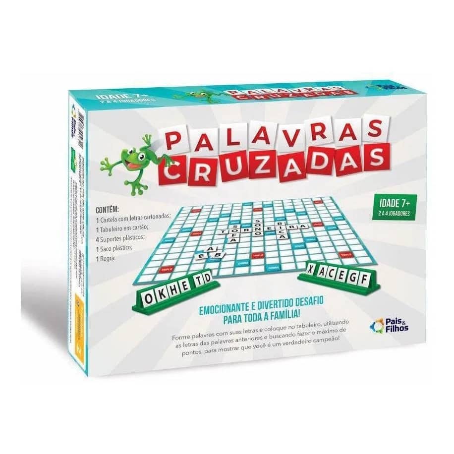 JOGO PALAVRAS CRUZADAS REF 1174 - PAIS & FILHOS - Papelaria Catavento