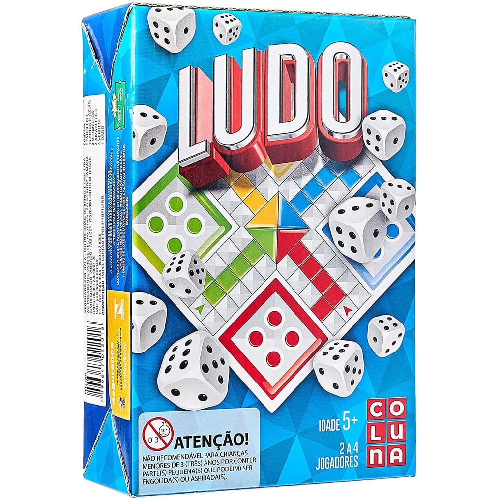 Jogo De Tabuleiro Ludo infantil coluna jogos educativos em