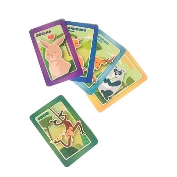Jogo de cartas jogo do mico 2 em 1 Pais e filhos - Shopel Papelaria