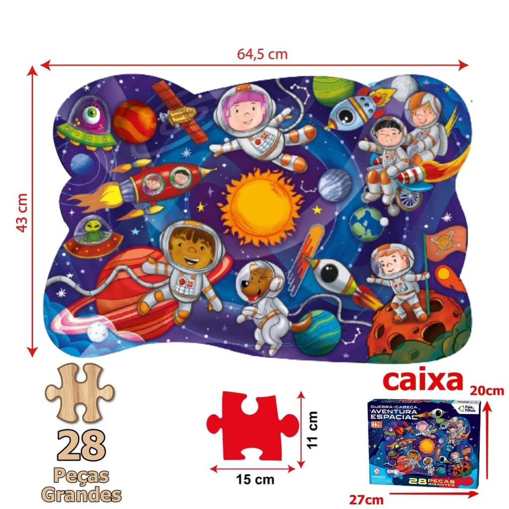 Quebra Cabeça Infantil Arca De Noé Em Madeira mdf Puzzle Jogo